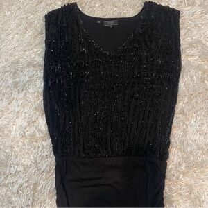 Guess Black Beaded and Sequin Dress Size Small Party Homecoming Date Night